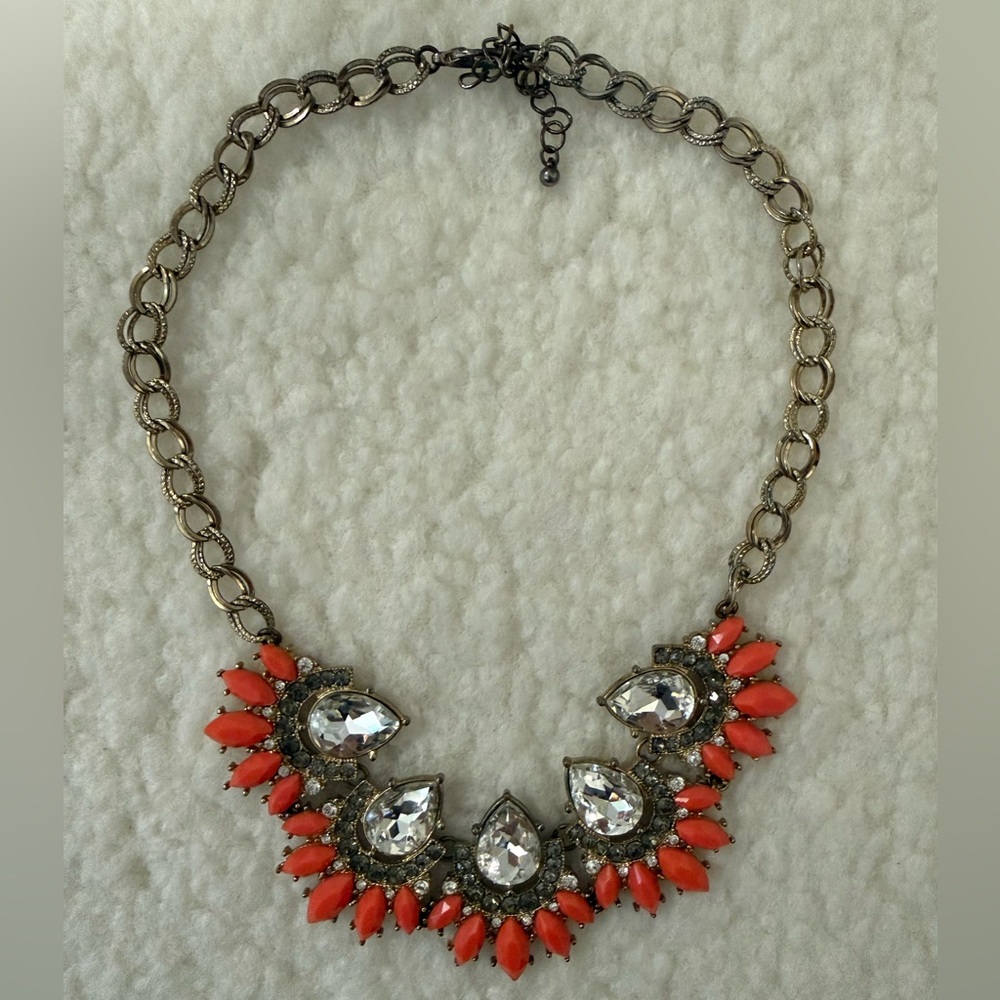 Orange Statement Necklace